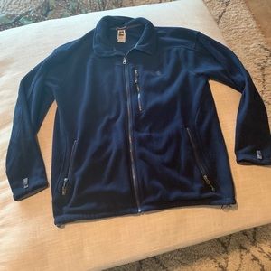 Lightweight Men’s North Face Fleece, XL, Navy